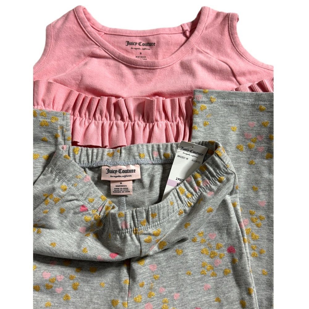 NWT Girls Juicy Couture Outfit, 2 pieces, Size 6 - Picture 2 of 5